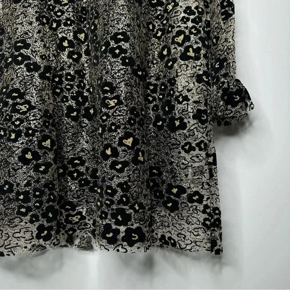 Opening Ceremony Glittered Flocked Corded Lace Mini Dress Size 4 - Picture 7 of 14